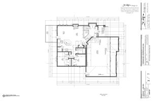 Prints, Job 353 Main Floor Plan